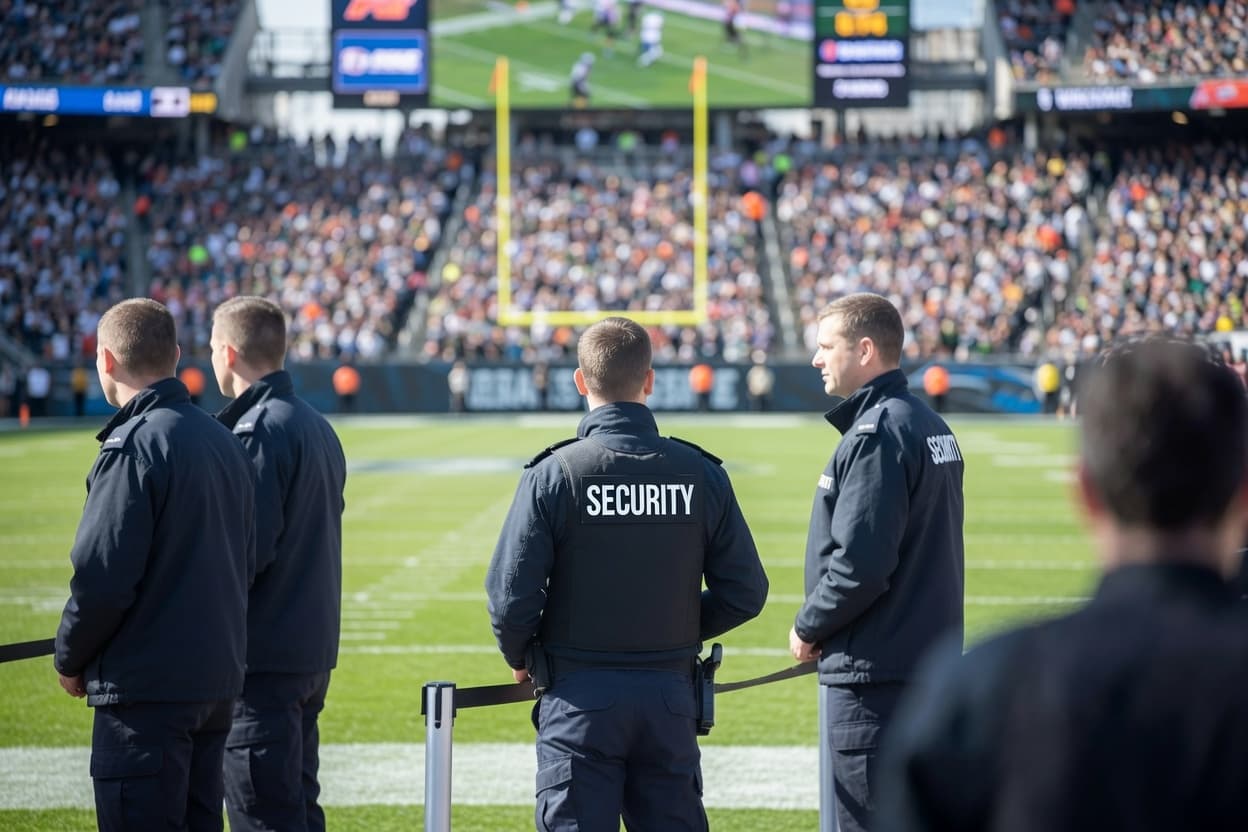 RuRay Services event security staff at a venue